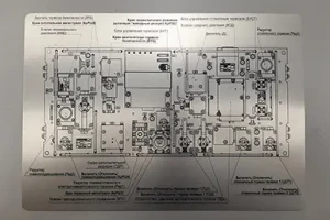 Схемы, мнемосхемы — Схемы из алюминия — фото